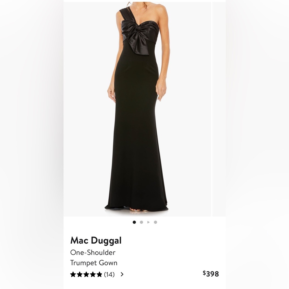 Mac Duggal trumpet gown